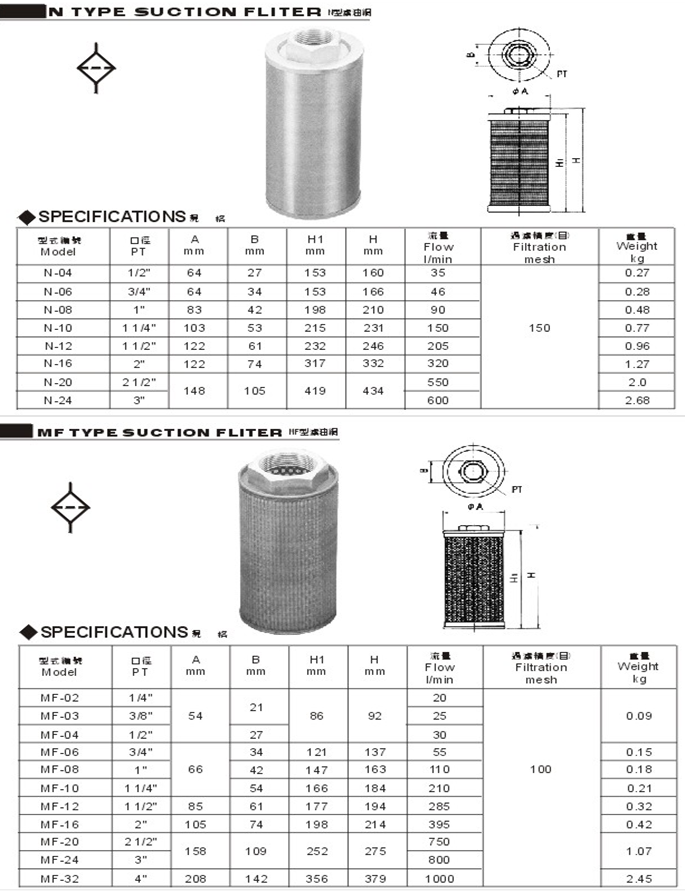 Suction Filter